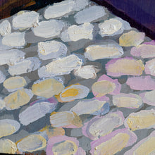 Load image into Gallery viewer, Randy Smith Oil on Wood: "Charlottesville City Market"