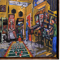 Load image into Gallery viewer, Close-up of Randy Smith's signature in the lower right corner of the Firefly painting.