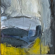 Load image into Gallery viewer, Artist signature in corner of abstract painting