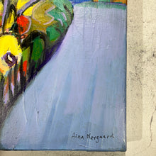 Load image into Gallery viewer, Signature detail in lower right corner of Half Full 1569 by Aina Nergaard.
