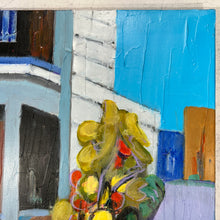 Load image into Gallery viewer, Upper right detail of Half Full 1569 emphasizing bold color and compositional balance.