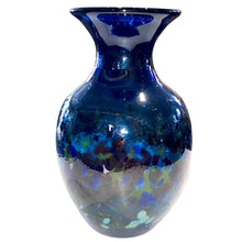 Load image into Gallery viewer, Blue Frit Vase