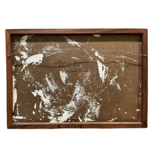 Load image into Gallery viewer, Verso of Edward Thomas painting with handwritten inscription “Blenheim Farm, July 4 2006” and artist name.