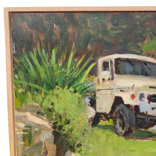 Load image into Gallery viewer, Upper left detail of Land Cruiser with surrounding foliage and roadside setting.