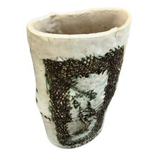 Load image into Gallery viewer, Top view of vase opening showing interior and rim detail.