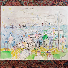 Load image into Gallery viewer, Ted Turner, Two-Sided Watercolor