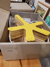 Load image into Gallery viewer, David Trubridge 31" Yellow "Coral" Pendant, New in Box