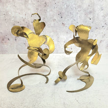 Load image into Gallery viewer, Pair Vintage Brass Ansbach Dancers
