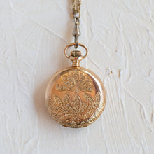 Load image into Gallery viewer, Gold Waltham Watch Pendant
