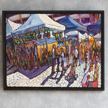 Load image into Gallery viewer, Randy Smith Oil Painting Charlottesville City Market
