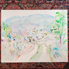 Load image into Gallery viewer, Ted Turner, Two-Sided Watercolor