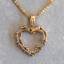 Load image into Gallery viewer, gold heart necklace pendant
