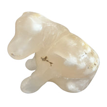 Load image into Gallery viewer, Carolyn Brandt Carved Alabaster Dog
