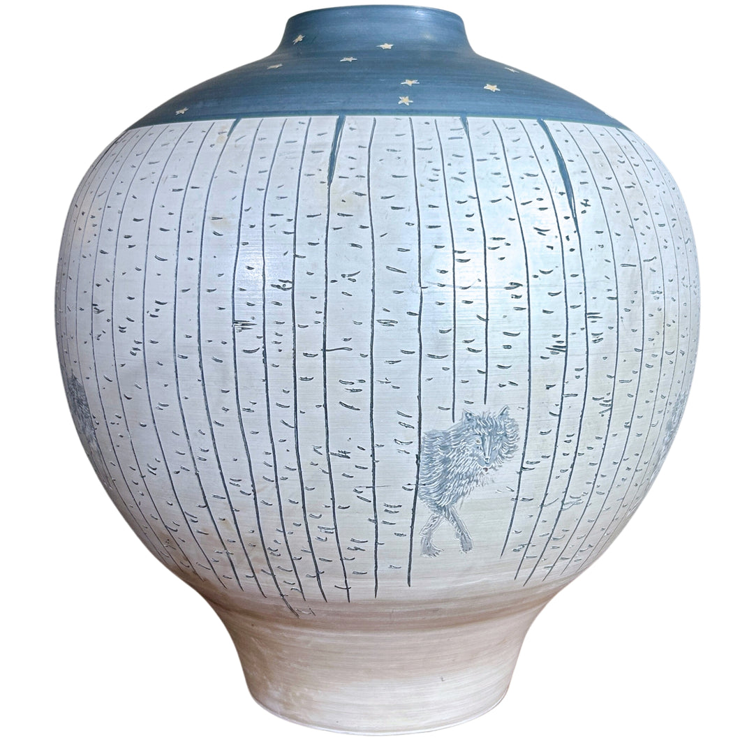 Melissa Greene 2004 Wolves in Birch