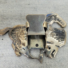 Load image into Gallery viewer, Running Horse &amp; Buffalo Sterling Bolo (No Cord)
