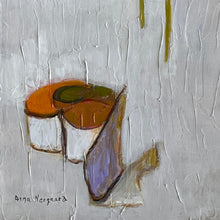 Load image into Gallery viewer, Close-up of the artist's signature Aina Nergaard on the bottom edge of the Grieg Aase’s Death painting.
