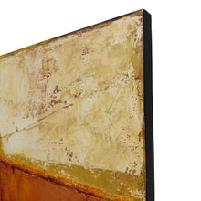 Load image into Gallery viewer, Detail of the upper right section of a Jim Pittman acrylic painting highlighting layered texture and neutral tones.
