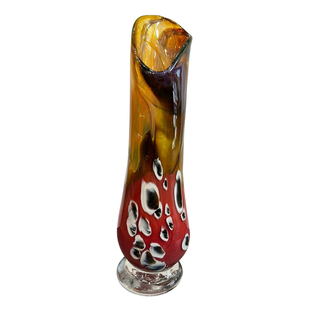 Anson Parker Blown Uranium Glass Vase