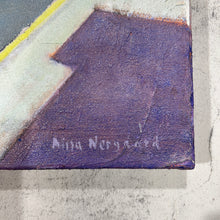 Load image into Gallery viewer, Close-up of lower corner showing artist signature and painted surface texture.
