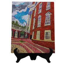 Load image into Gallery viewer, Randy Smith Oil on Wood: &quot;UVA Rotunda Closeup&quot;
