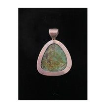 Load image into Gallery viewer, Large Turquoise &amp; Lapis Pendant
