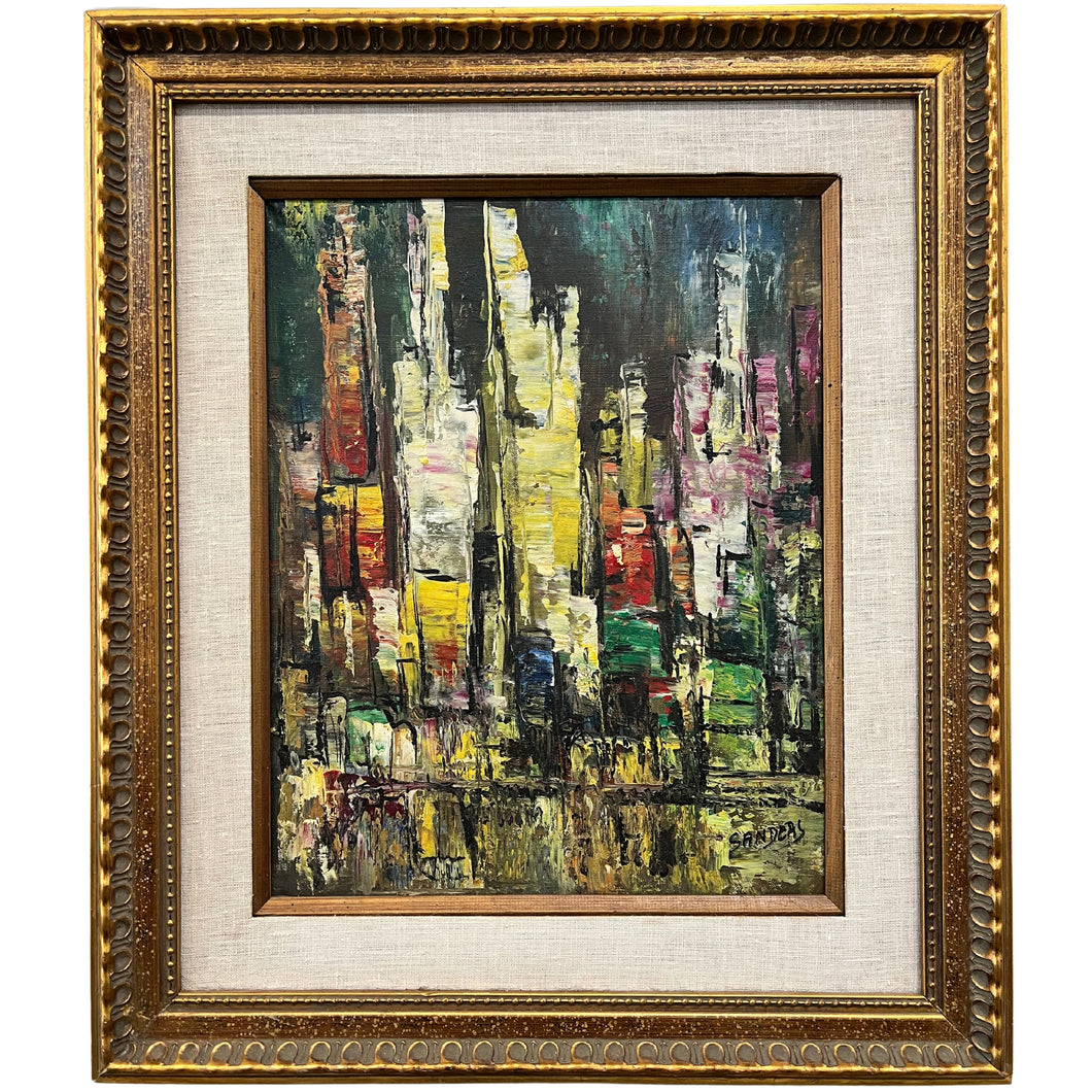 Joop Sanders Framed Oil on Canvas
