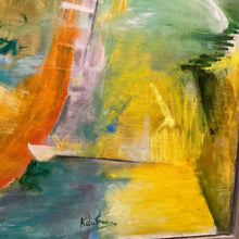 Load image into Gallery viewer, Close-up of signature on oil painting by Irving Kaufman.
