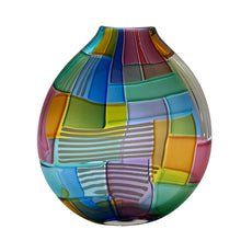 Load image into Gallery viewer, Glass vase titled Twig by Jeffrey P’an of Prescient Studios, 2007, featuring a slender elongated form with organic curvature.
