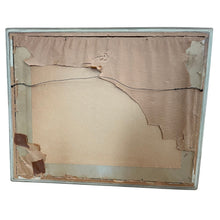 Load image into Gallery viewer, Back of Sally Sargent Turner watercolor painting showing frame construction and paper backing.
