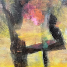 Load image into Gallery viewer, Close-up showing expressive brushwork and blended color fields.

