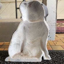 Load image into Gallery viewer, Black &amp; White Metal Dog Doorstop

