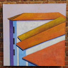 Load image into Gallery viewer, Aina Nergaard Acrylic on Canvas &quot;Facades&quot;

