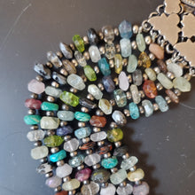 Load image into Gallery viewer, Mixed Gemstone Sterling Bracelet
