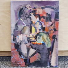 Load image into Gallery viewer, Mula Ben-Haim Oil on Canvas &quot;The Concerto&quot; Israel
