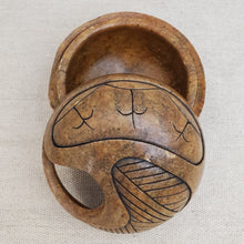 Load image into Gallery viewer, Arnold Greene Carved Stone Cup with Lid
