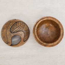 Load image into Gallery viewer, Arnold Greene Carved Stone Cup with Lid
