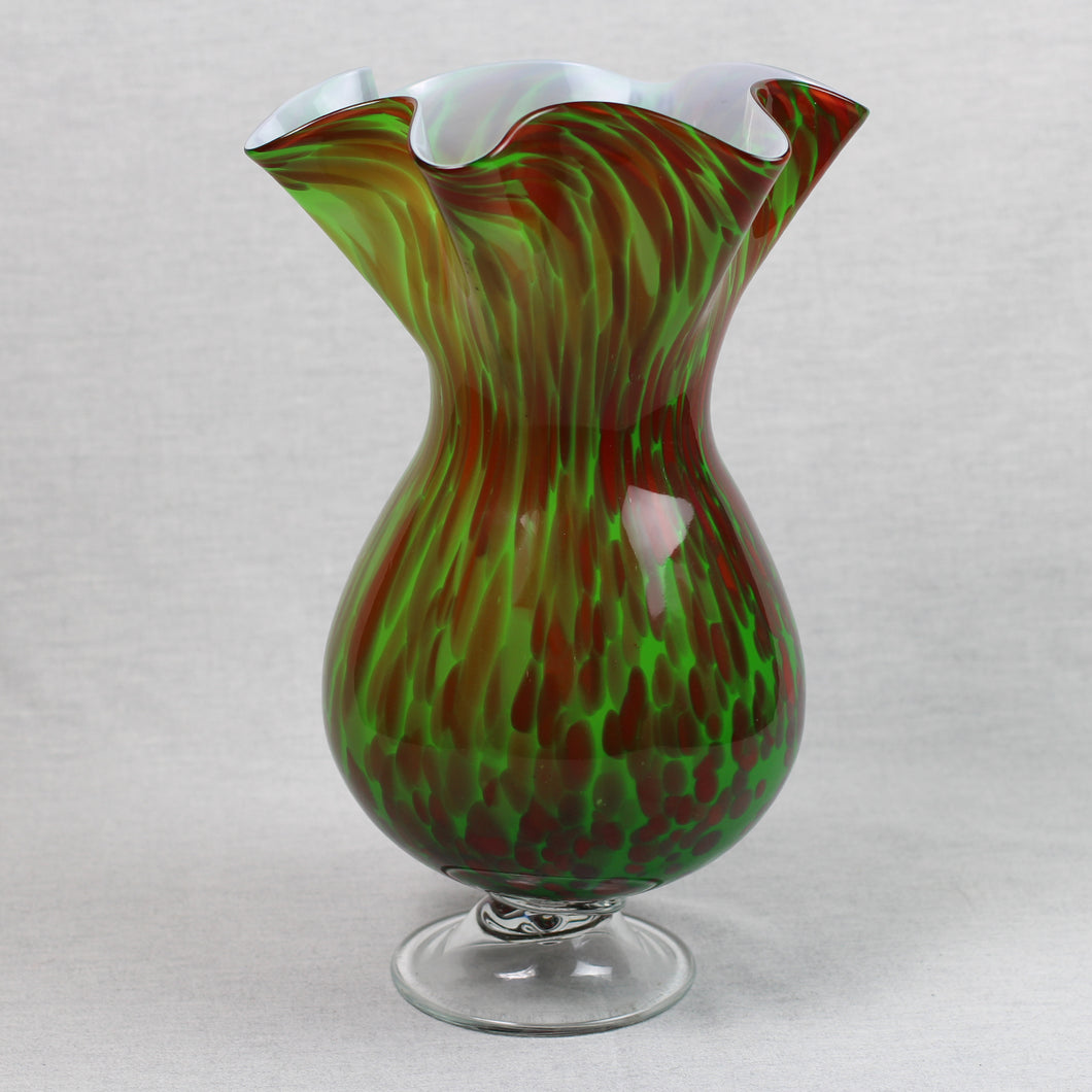 Art glass Splatter Vase