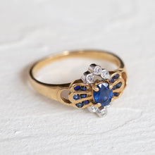 Load image into Gallery viewer, Gold Tazanite Diamond Ring
