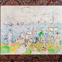 Load image into Gallery viewer, Front of Ted Turner Watercolor
