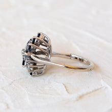 Load image into Gallery viewer, sapphire diamond infinity ring
