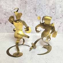 Load image into Gallery viewer, Pair Vintage Brass Ansbach Dancers
