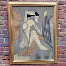Load image into Gallery viewer, Large Cubist Style Art, Unknown Artist
