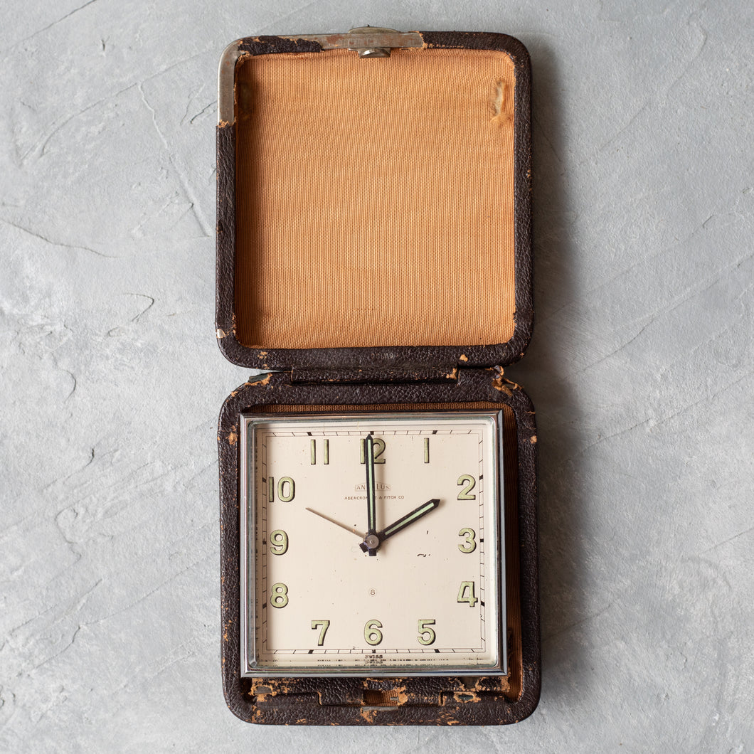 antique travel alarm clock