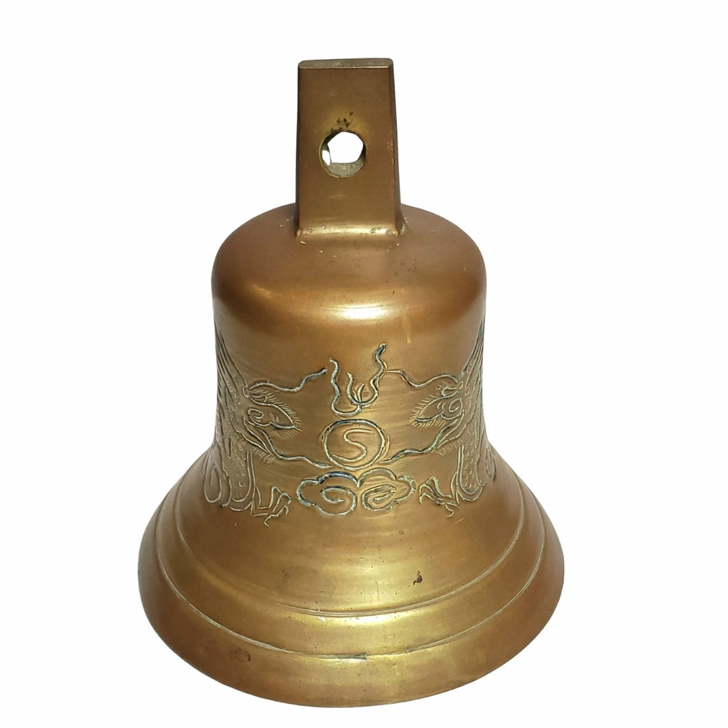 Brass Asian Bell with Clapper