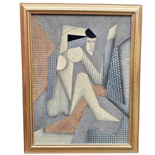Load image into Gallery viewer, Large Cubist Style Art, Unknown Artist
