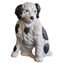Load image into Gallery viewer, Black &amp; White Metal Dog Doorstop
